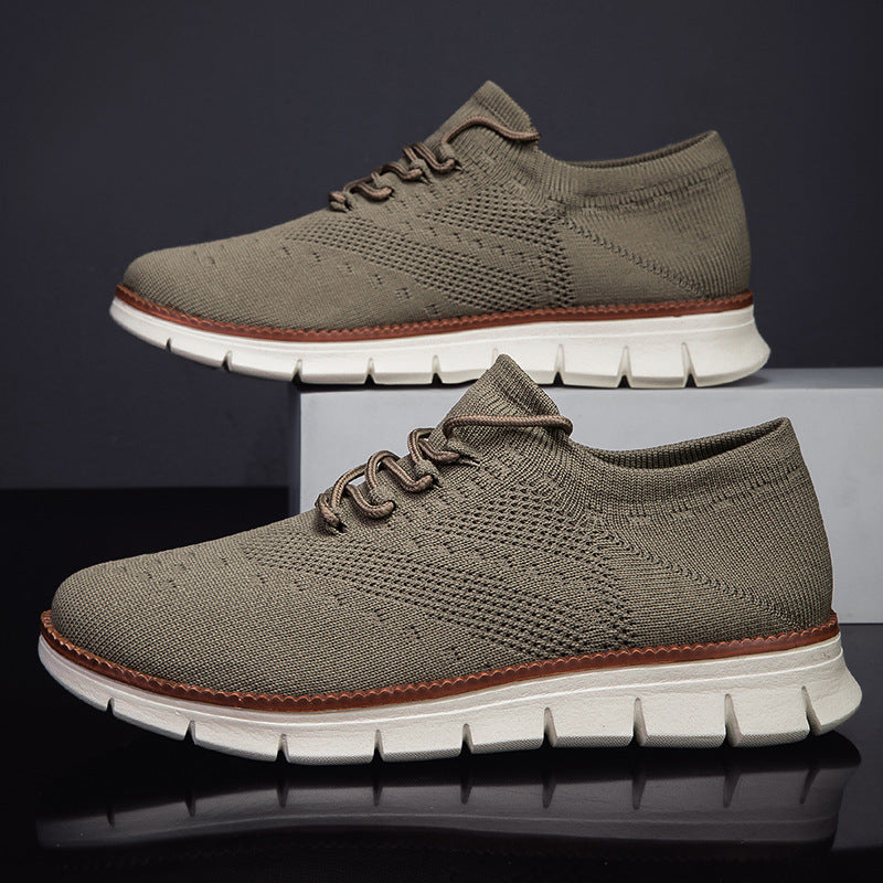 Herrer Stilfulde Lette Mesh Sneakers Stilla