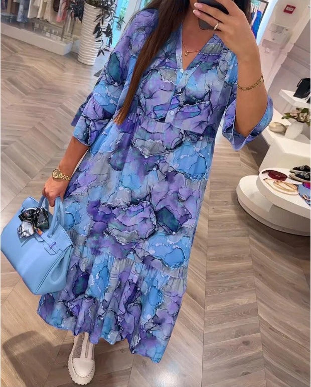 Dame Maxi-Kjole i Bohemian-stil fra Stilla