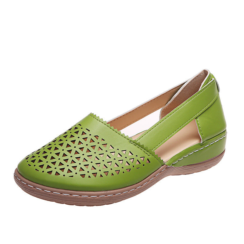 Dame Komfortable Slingback-Sko med åndbart design Stilla