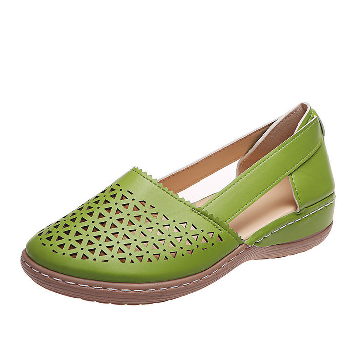 Dame Komfortable Slingback-Sko med åndbart design Stilla