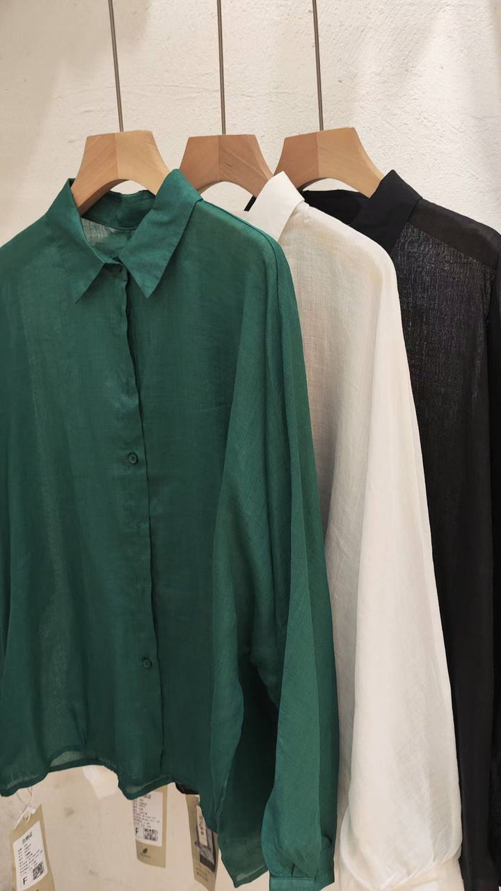 Kvinde Relaxed Fit Trykt Bluse Stilla