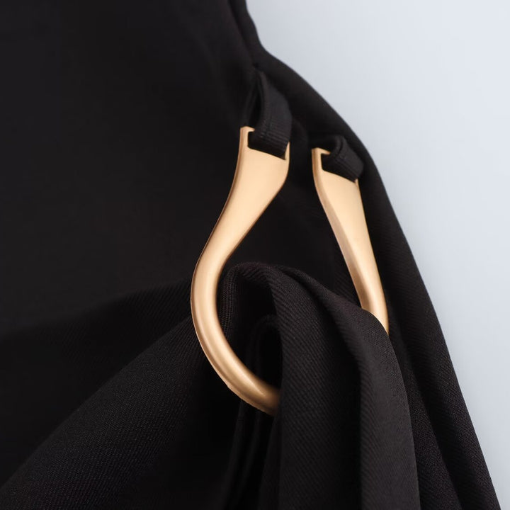 Femme Elegante Shiftkjole med sidelæns binde detalje Stilla