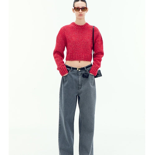 Damerne fashionable kort-cut sweater Stilla