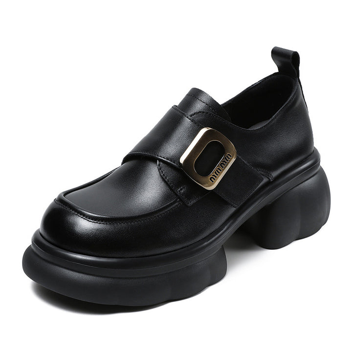 Dame Chunky Platform Slipper med dekorativ spænde Stilla