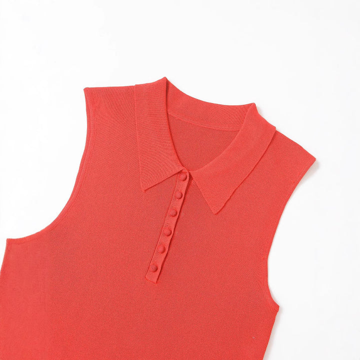Femme Ærmeløs Polo-Top Stilla