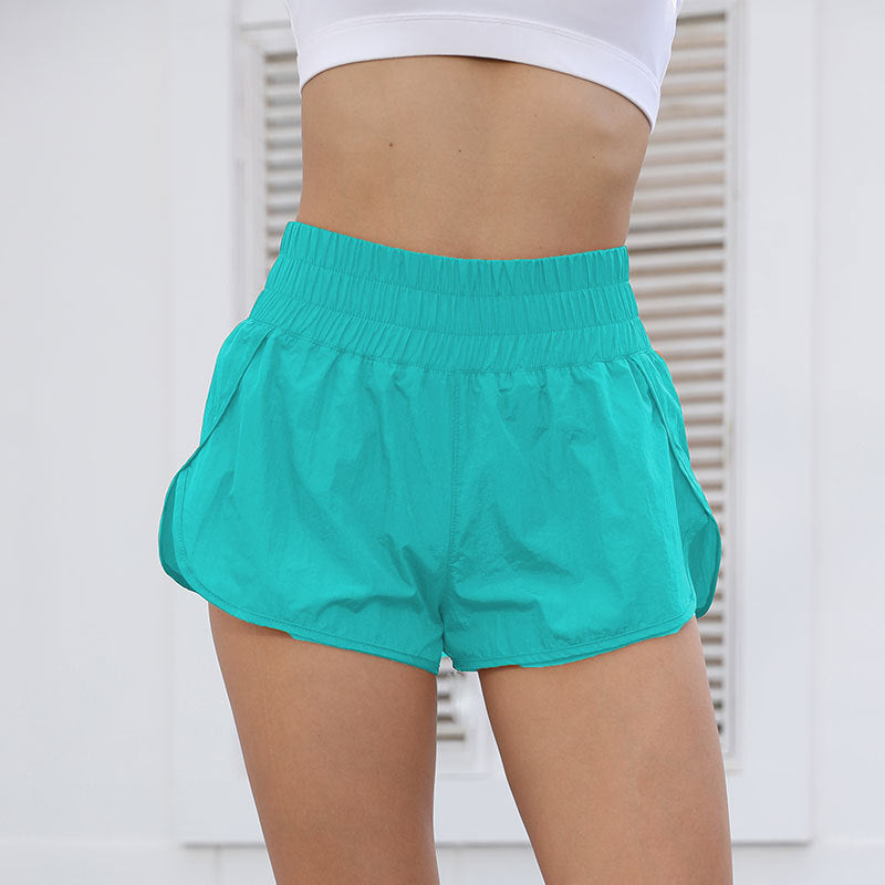 Dame Sporty Løbe Shorts med elastisk talje og komfortabel pasform Stilla