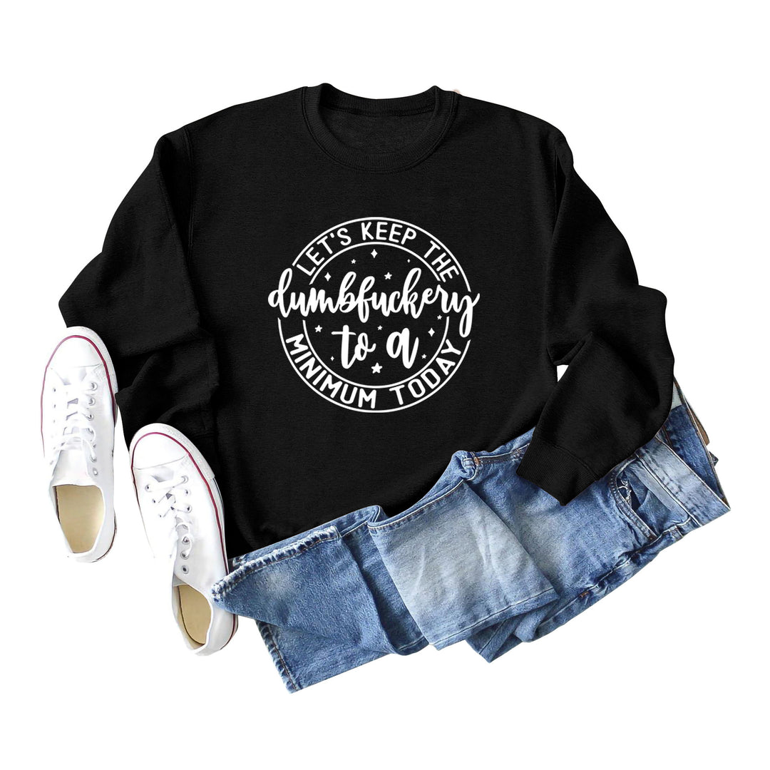 Kvinders grafiske sweatshirt med motiverende print Stilla