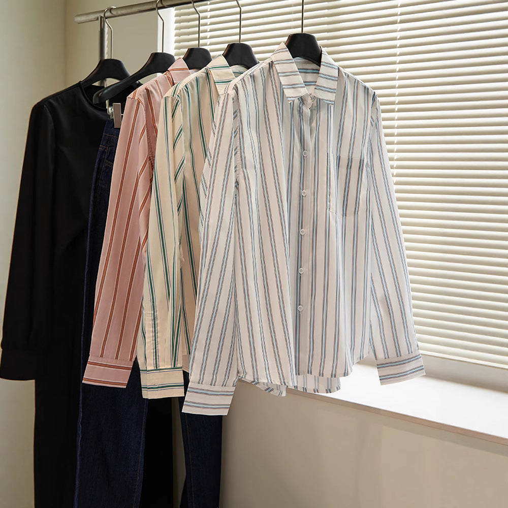 Kvinders Oversized Stribet Bluse Stilla