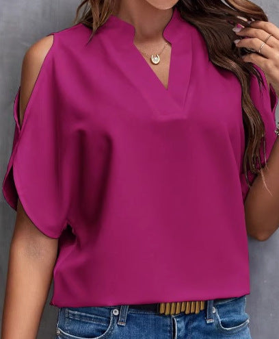 Dame Cold Shoulder Bluse Stilla