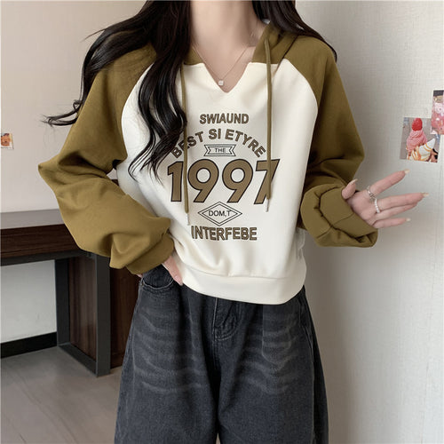 Femme Cropped Hoodie Stilla