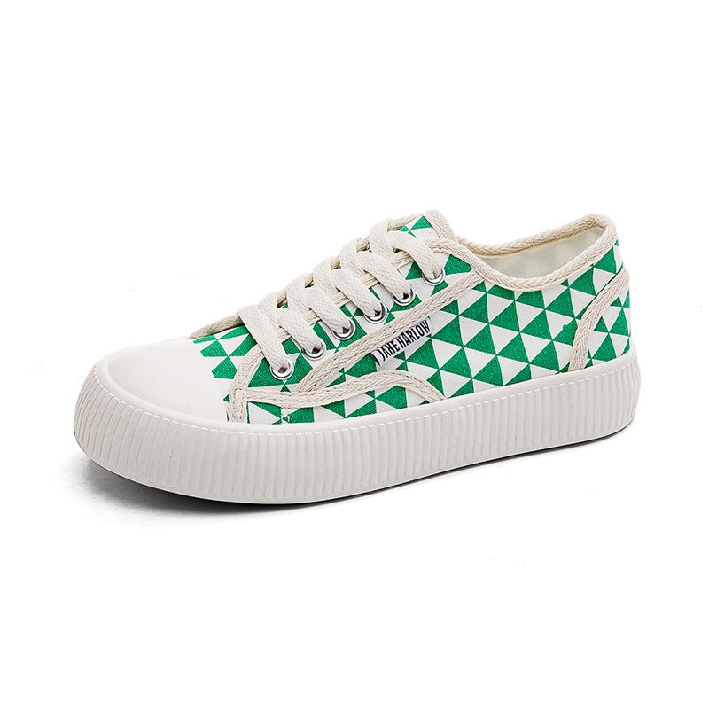 Dame Sneakers med grafisk print og tyk sål Stilla