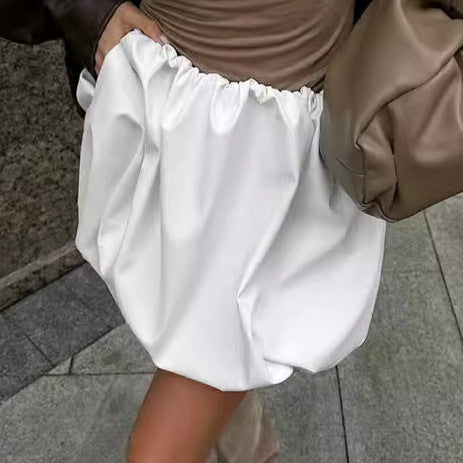 Dame afslappet tulle-nederdel med elastisk talje og voluminøs snit Stilla