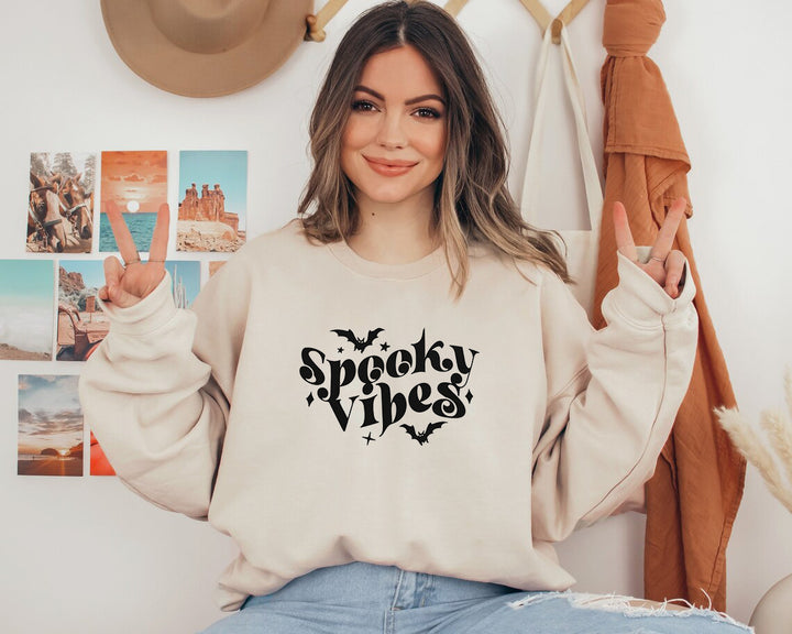 Kvinders sweatshirt med legende Halloween-design og komfortabel pasform Stilla