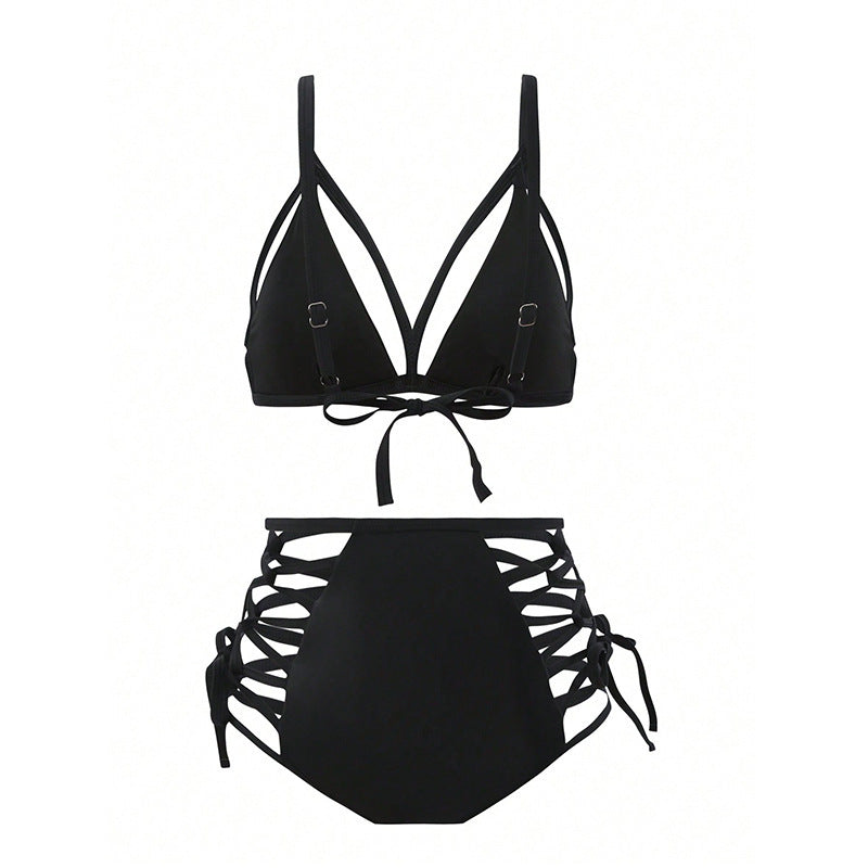 Dame Bikini-sæt med innovativ skæring og trendy cut-out-design Stilla