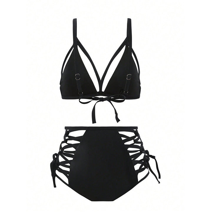 Dame Bikini-sæt med innovativ skæring og trendy cut-out-design Stilla