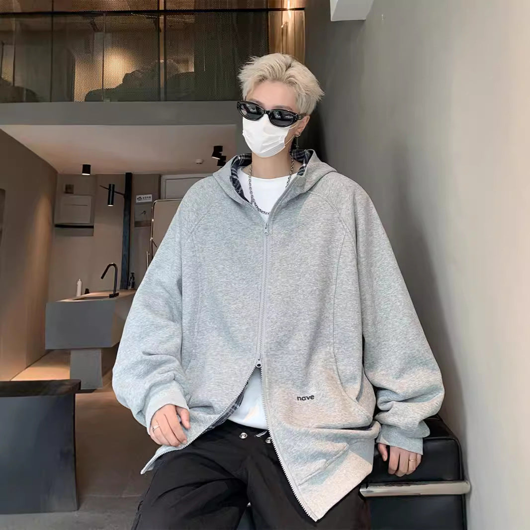 Herre casual oversized jakke med moderne pasform og funktionelle lommer Stilla