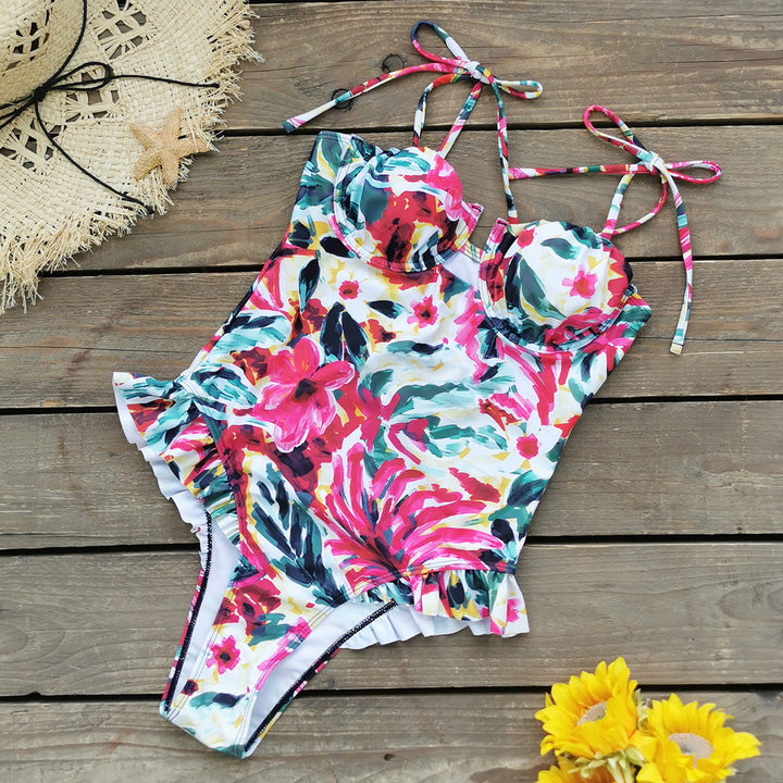 Damer Floral Badedragt Stilla