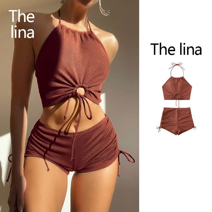 Dame Sporty Bikini Shorts Set Skovae