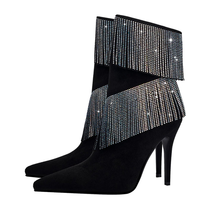 Femme Glamorous Pyntede Stiefeletter Stilla