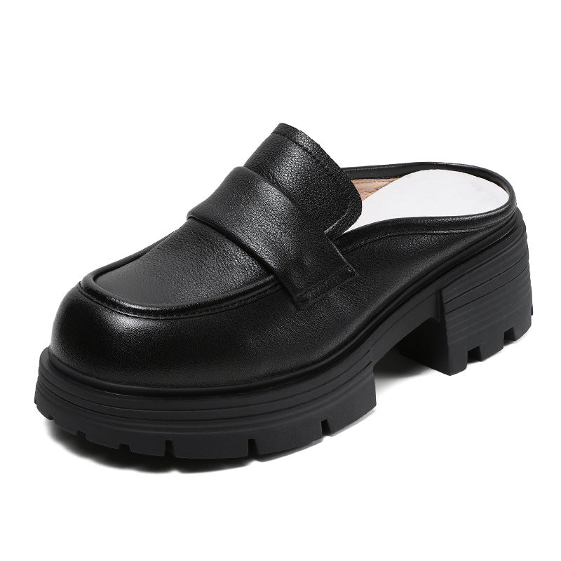 Dame Chunky Sål Slip-On Mules med Komfort-Fodbed Stilla