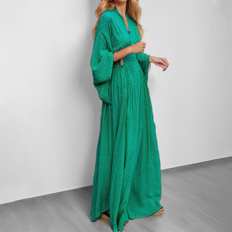 Dame Kaftan-svømmedragt med elegant snit og vidt udskårne ærmer Stilla