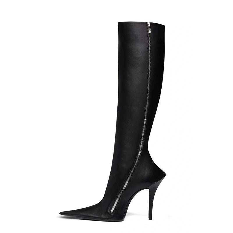 Femme Over-the-Knee Højhælede Stiletto Støvler med skulptureret Hældesign Stilla