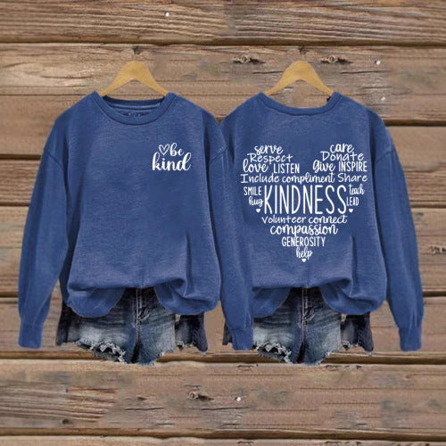 Dame sweatshirt med inspirerende kold design og generøs pasform Stilla