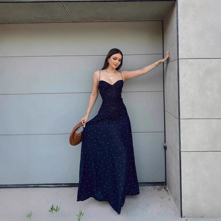 Dame Skinne Off-Shoulder Aftenkjole Stilla
