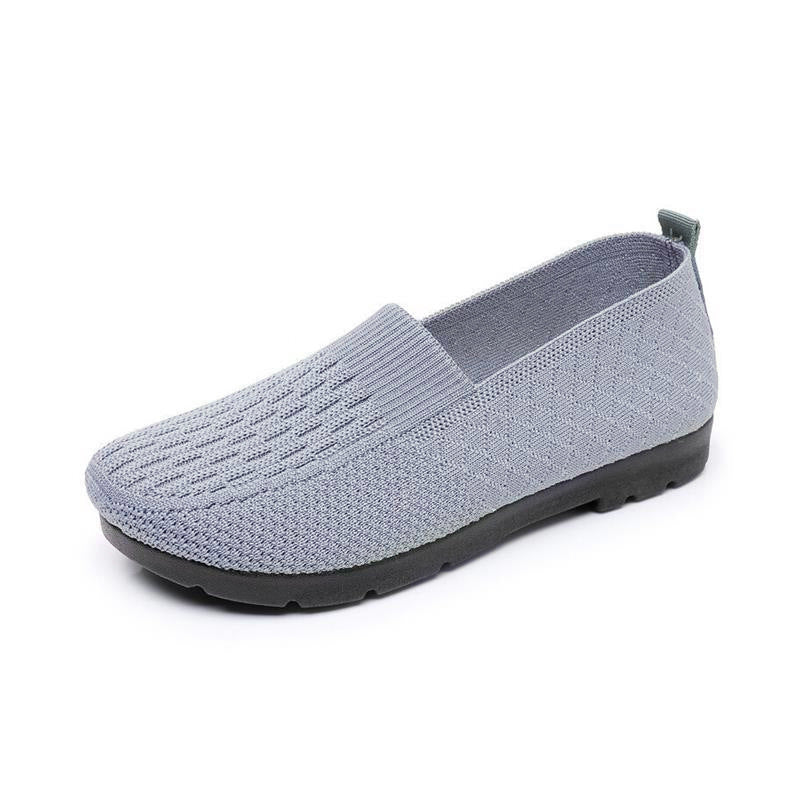 Femme Stilfulde Slip-On Fritidssneakers med åndbart strikdesign Stilla