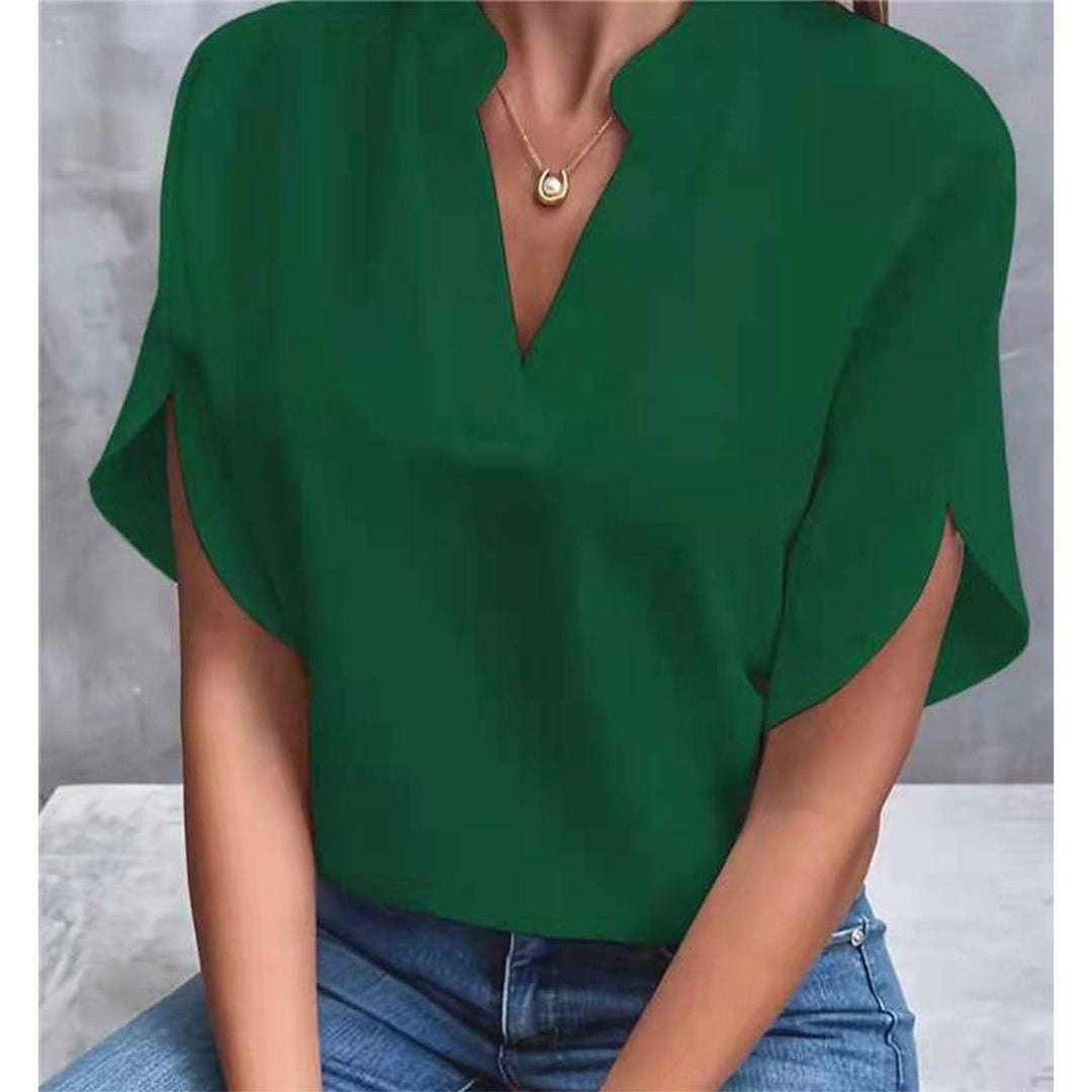 Dame elegant bluse med løs pasform Stilla