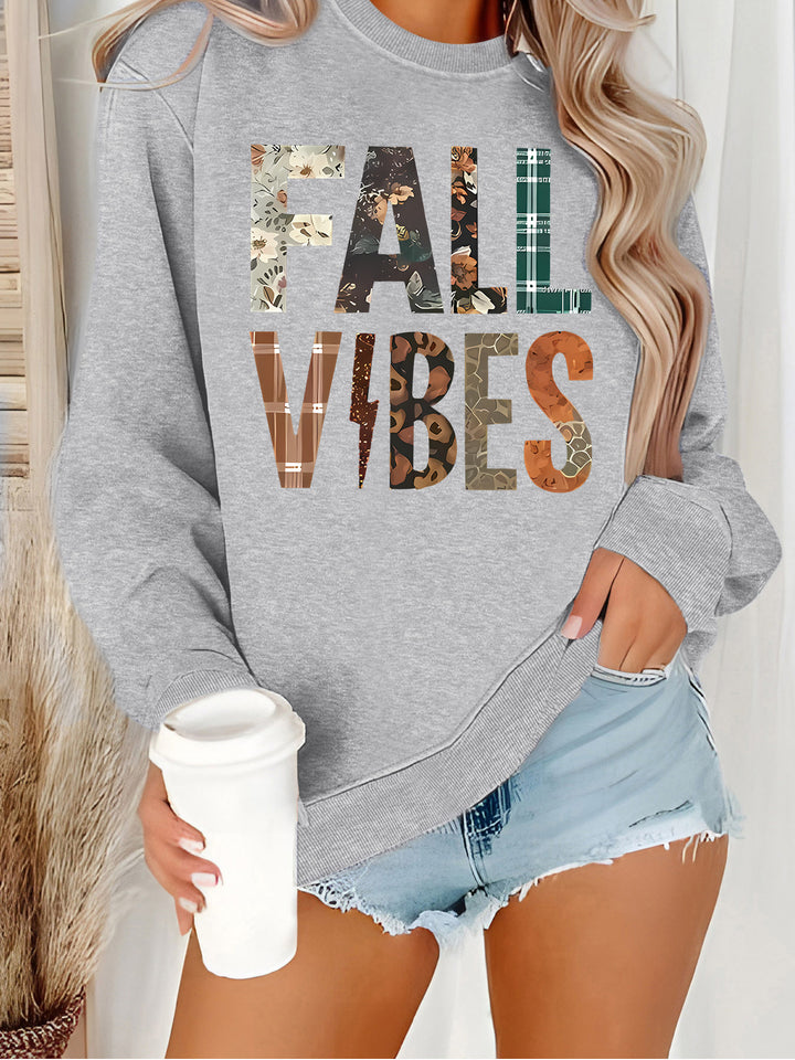 Kvinders sweatshirt med grafisk print og komfortabel pasform Stilla