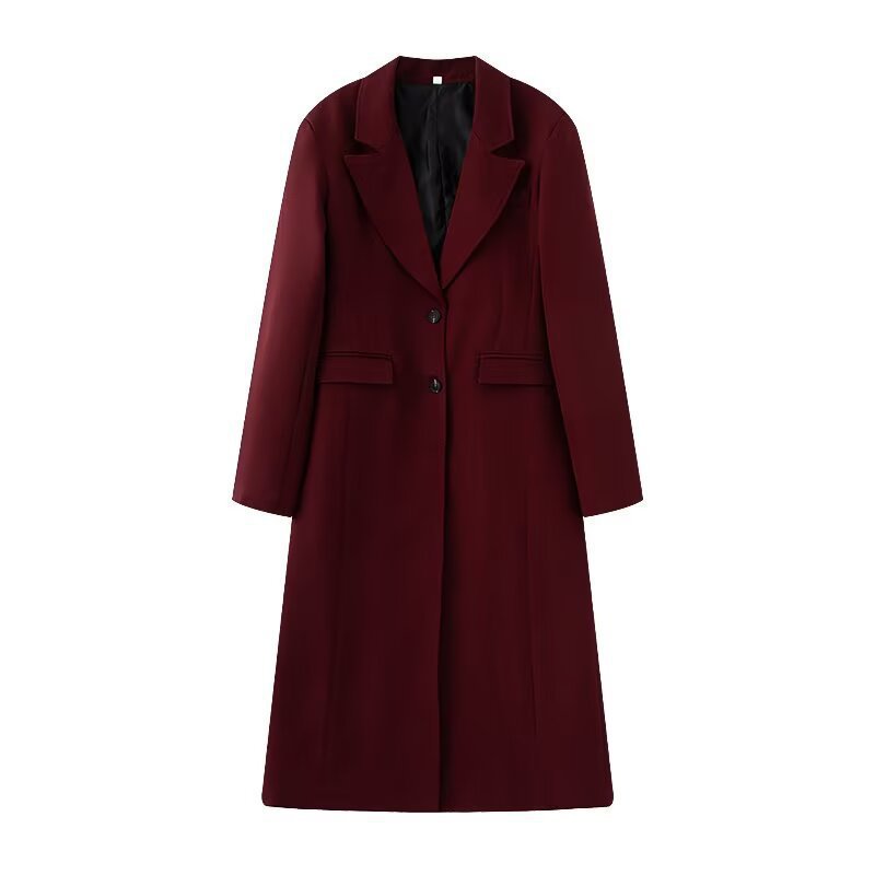 Dame skræddersyet longline blazer jakke Stilla