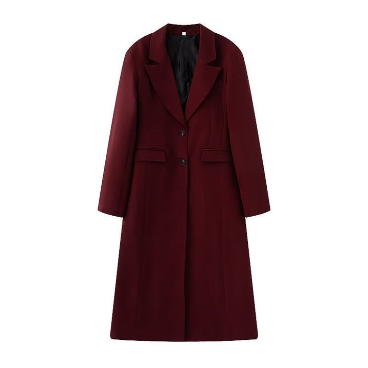 Dame skræddersyet longline blazer jakke Stilla