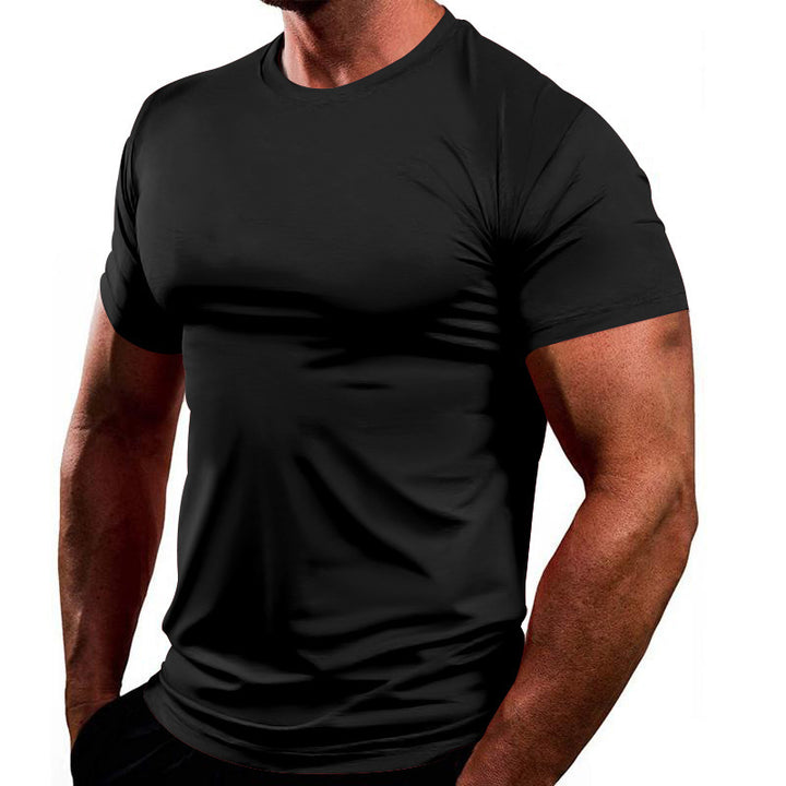 Herrer åndbart fitness T-shirt med kropsnær pasform Stilla