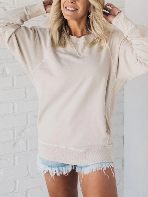 Kvinders komfortable oversized sweatshirt med afslappet design Stilla