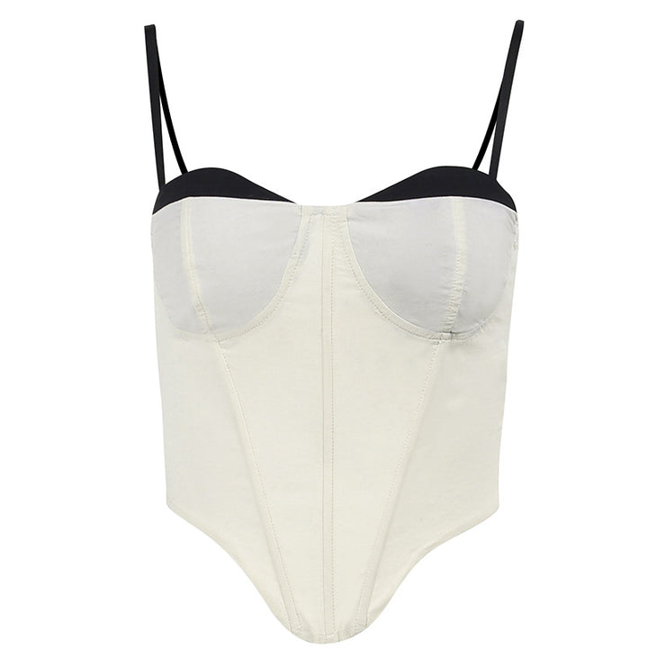 Dame skulptureret Korset-Top Stilla