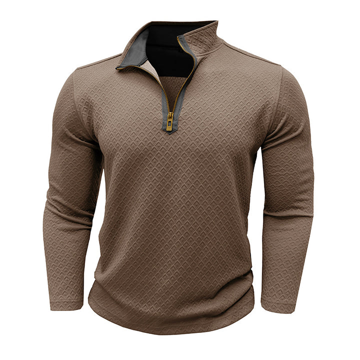 Herrer Pullover med lynlås Stilla