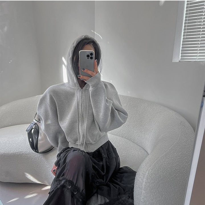 Kvinders afslappede hoodie med voluminøse ærmer Stilla
