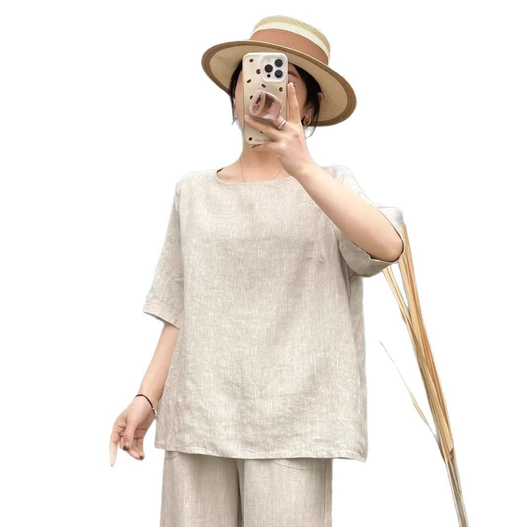 Dame Relaxed Fit Linned Oversized Top Stilla