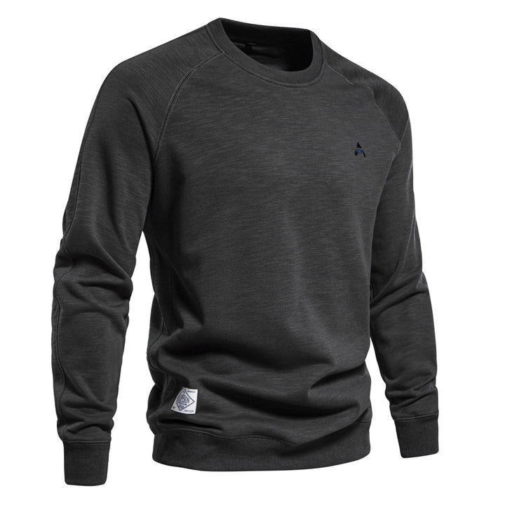 Herren sweatshirt med tidløst design og behagelig pasform Stilla
