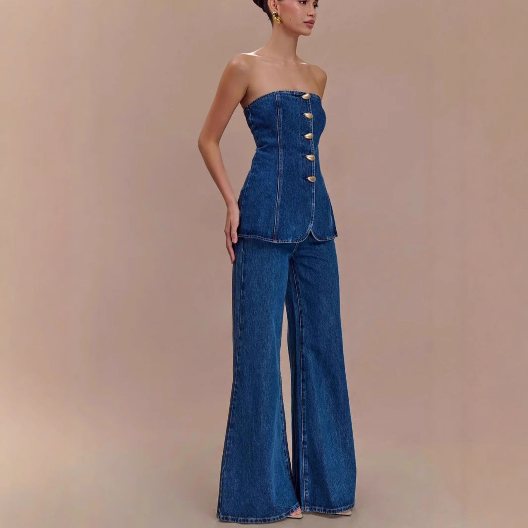 Dame Denim Couture Ensemble Stilla