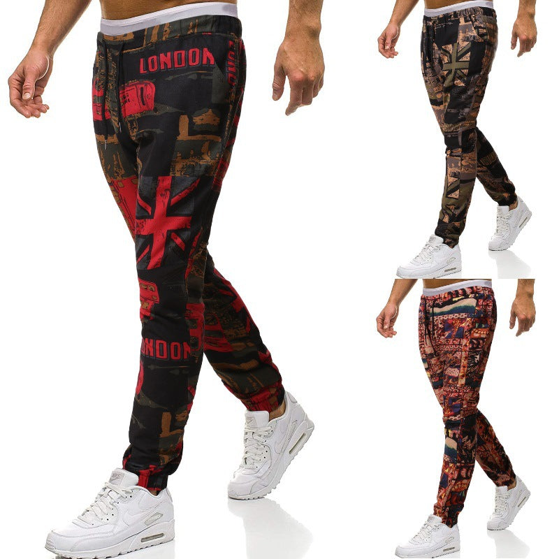 Herrer Stilfuld Urban Mønster Jogger-bukser Stilla