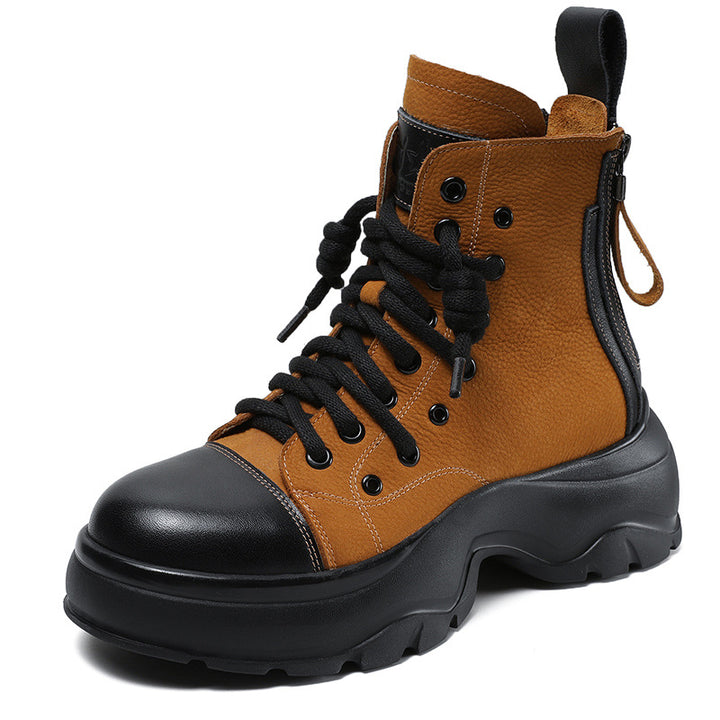 Herrer High-Top Chunky Støvletter med markant Gummisål Stilla
