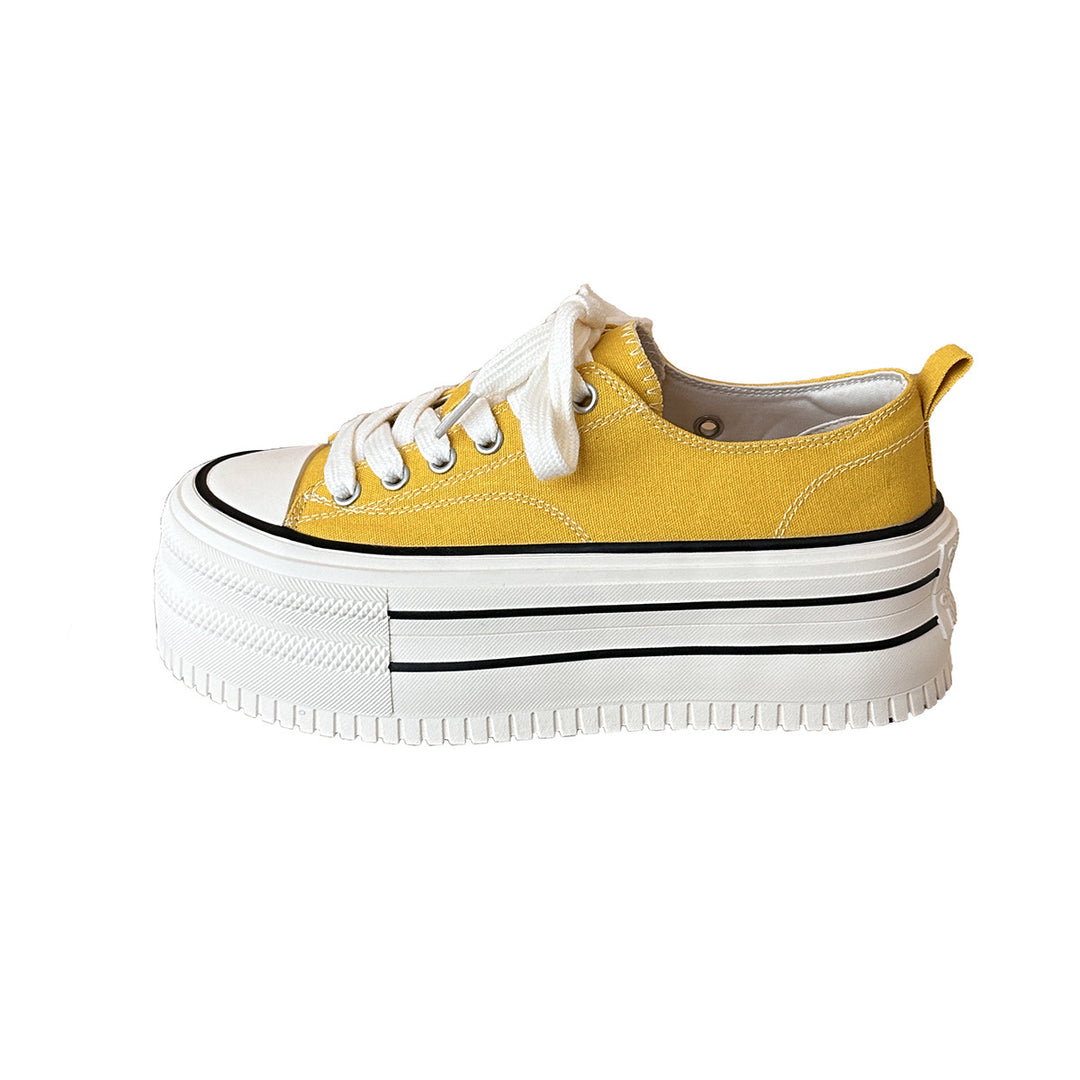 Femme Platform Fritid Sneakers Stilla