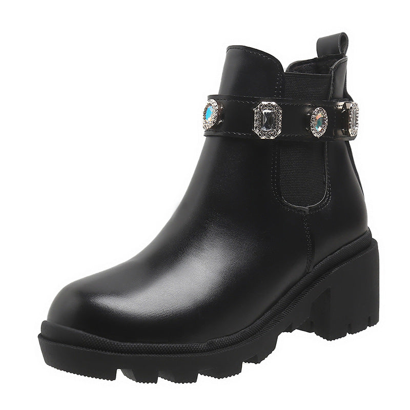Dame trendy Chelsea støvler Stilla