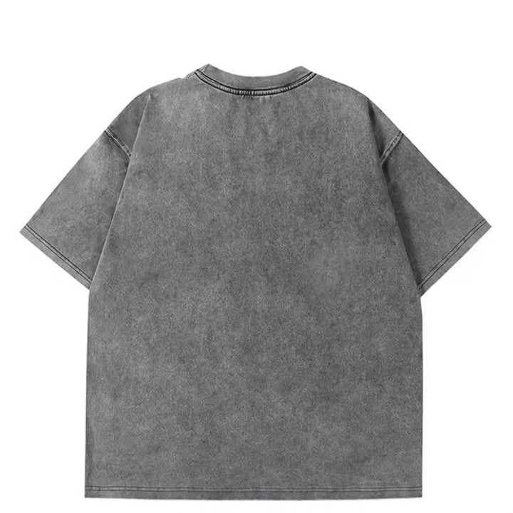 Damer Oversized T-shirt med stilfuld statement-tryk og behagelig pasform Stilla