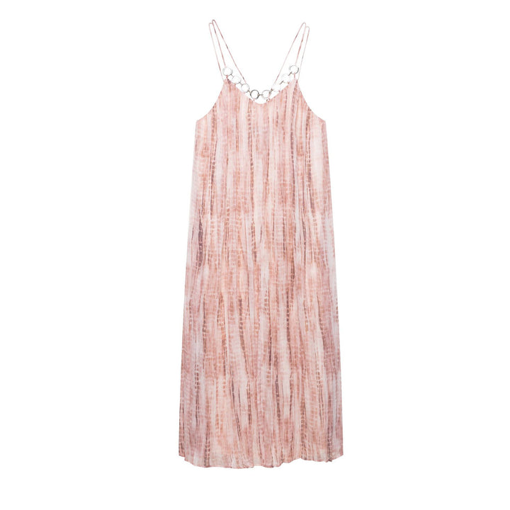 Femme Maxi Bohemian Slipkjole med dekorativudskæring Stilla