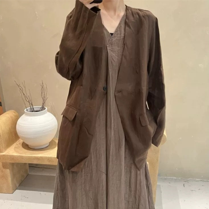 Femme Relaxed Fit Linned Blazer Stilla