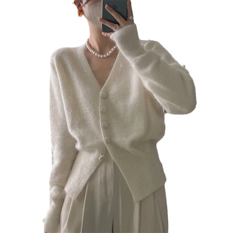 Femme Blød Struktureret Knap-Cardigan Stilla 1749828151