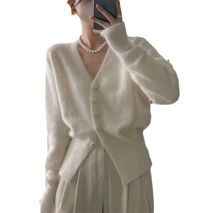 Femme Blød Struktureret Knap-Cardigan Stilla 1749828151